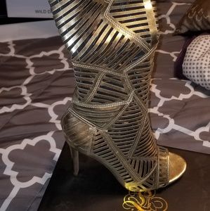 Miam style thigh high boots